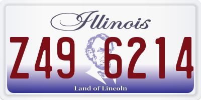 IL license plate Z496214