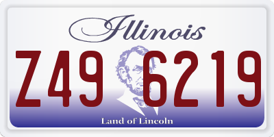 IL license plate Z496219