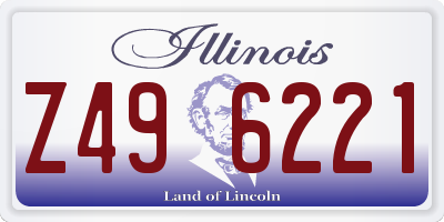 IL license plate Z496221