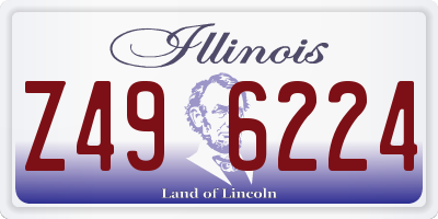 IL license plate Z496224