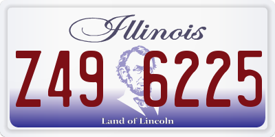 IL license plate Z496225