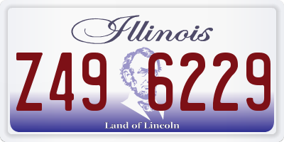 IL license plate Z496229