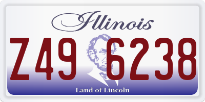 IL license plate Z496238