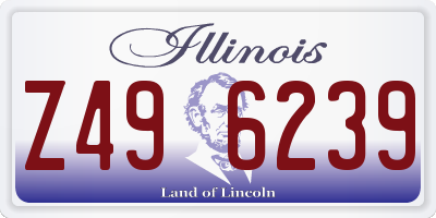 IL license plate Z496239