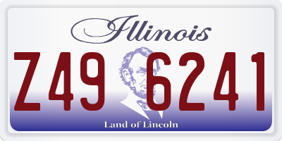IL license plate Z496241