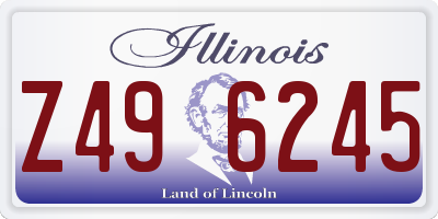 IL license plate Z496245