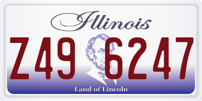 IL license plate Z496247