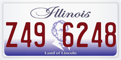 IL license plate Z496248
