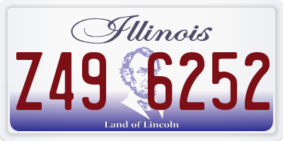 IL license plate Z496252