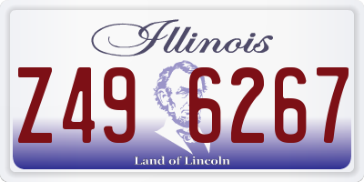 IL license plate Z496267