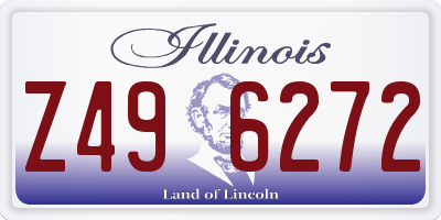 IL license plate Z496272