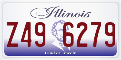 IL license plate Z496279