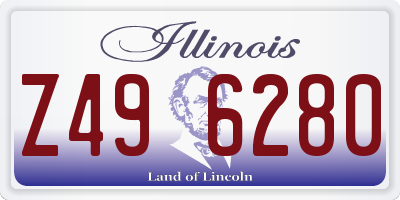 IL license plate Z496280