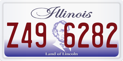 IL license plate Z496282