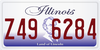 IL license plate Z496284