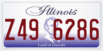 IL license plate Z496286
