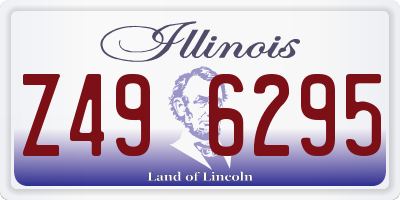 IL license plate Z496295