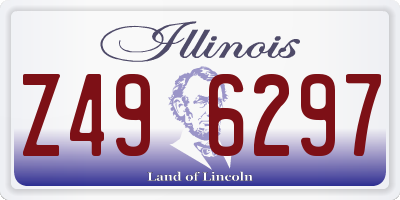 IL license plate Z496297