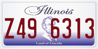 IL license plate Z496313