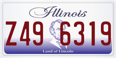 IL license plate Z496319