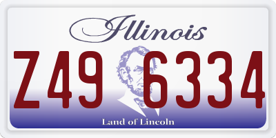 IL license plate Z496334