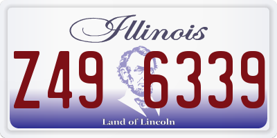 IL license plate Z496339