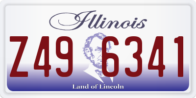 IL license plate Z496341
