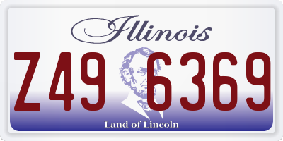 IL license plate Z496369