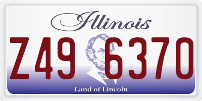 IL license plate Z496370