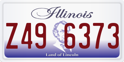 IL license plate Z496373