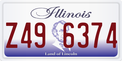 IL license plate Z496374