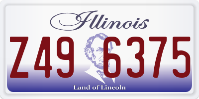 IL license plate Z496375