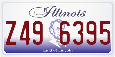IL license plate Z496395