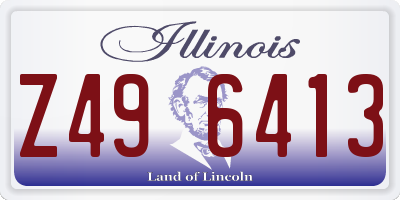 IL license plate Z496413