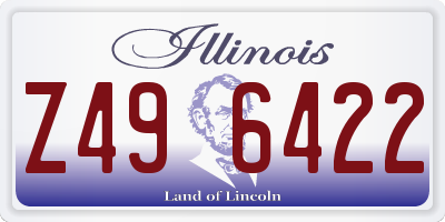 IL license plate Z496422