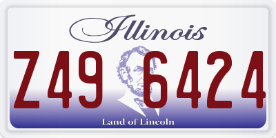 IL license plate Z496424