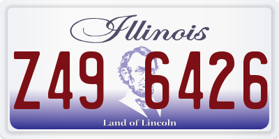 IL license plate Z496426