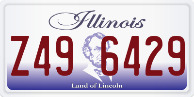 IL license plate Z496429