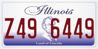 IL license plate Z496449