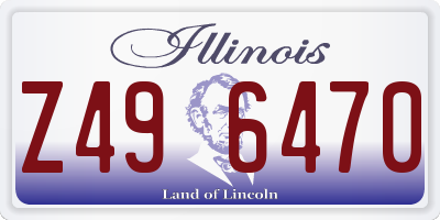 IL license plate Z496470