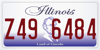 IL license plate Z496484