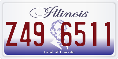 IL license plate Z496511