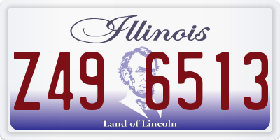 IL license plate Z496513