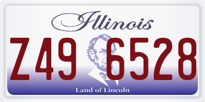 IL license plate Z496528