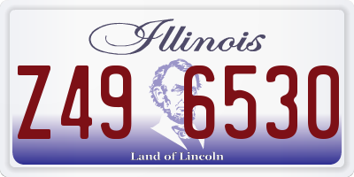 IL license plate Z496530