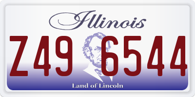 IL license plate Z496544