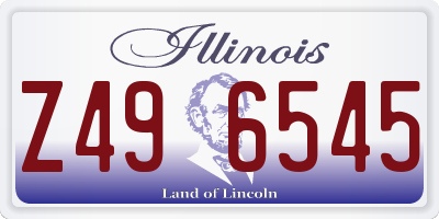 IL license plate Z496545