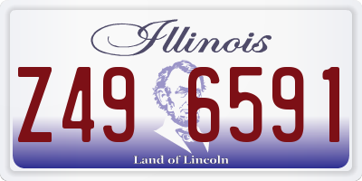 IL license plate Z496591