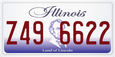 IL license plate Z496622