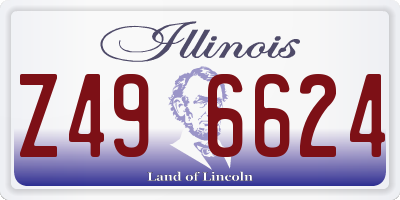 IL license plate Z496624
